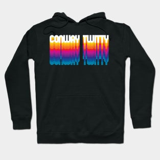 Retro Conway Proud Name Personalized Gift Rainbow Style Hoodie